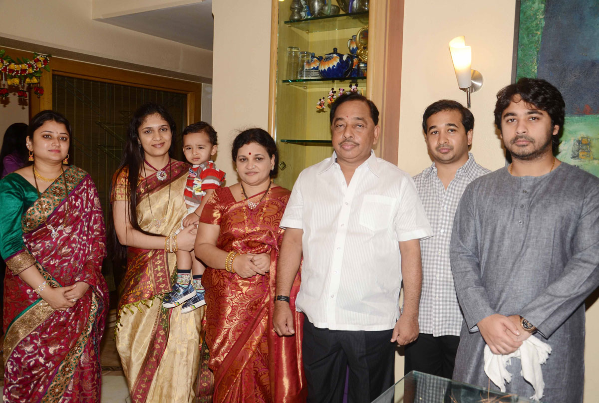 MINISTER NARAYANRAO RANE BIRTHDAY CELEBRATION AT SWANAND BANGLOW BANDRA.