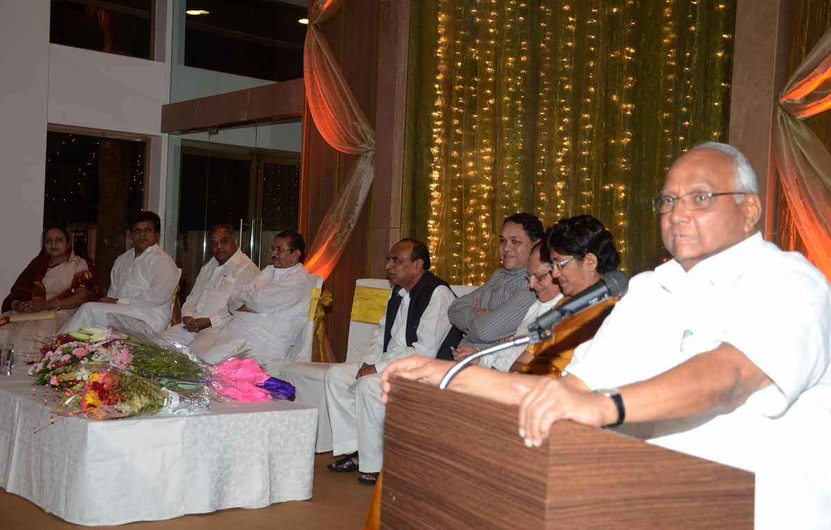 UNION MINISTER SHARAD PAWAR AT BLUE SEA HOTEL WORLI.