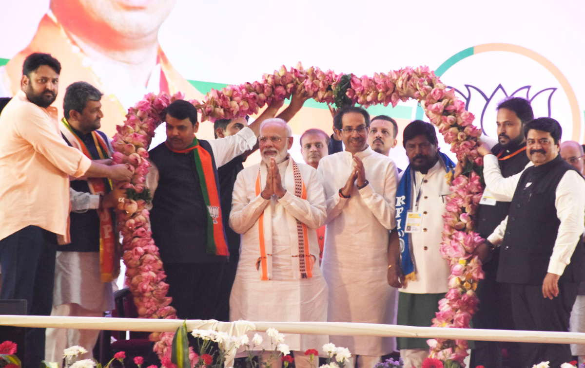 Mahayuti Rally in Chief Presence of PM Narendra Modji at BKC MMRDA Ground.