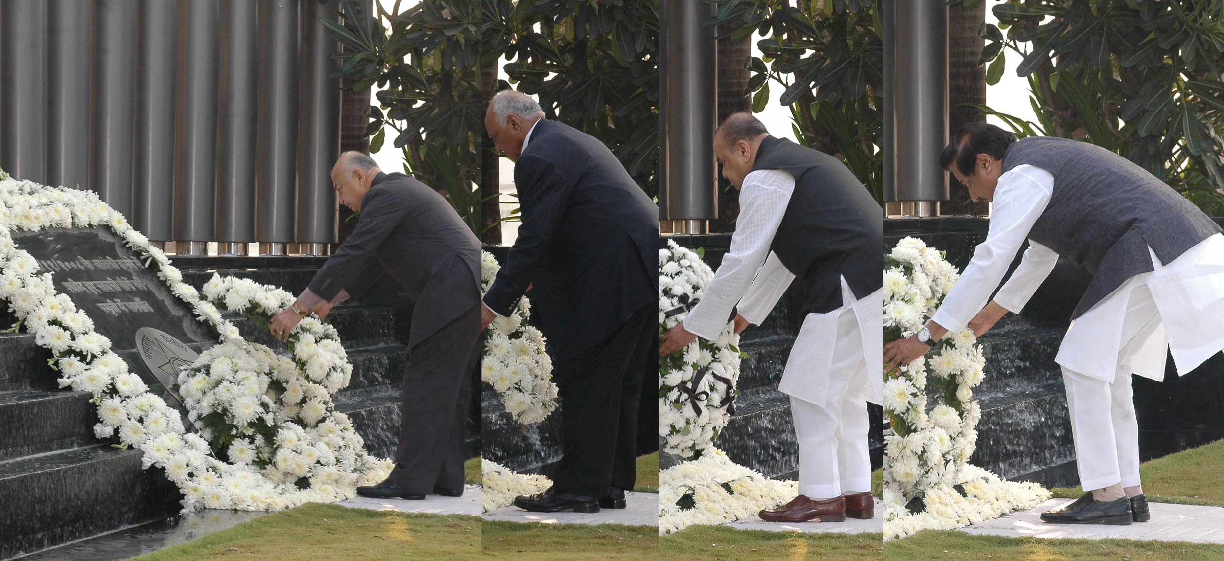 HOMAGE TO 26/11 MARTYRS IN MUMBAI.
