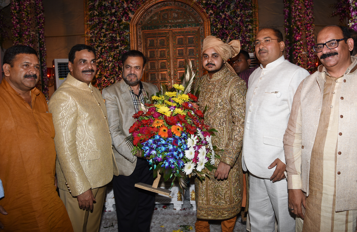 MLA & Former Cabinet Minister Mohd.Arif Naseem Khan Son Mohd. Aamir Khan Weds Sahab Malika Reception Ceremony at Bandra BKC.