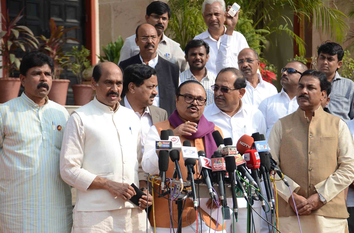 9th Day Assembly Winter Session at Nagpur.
