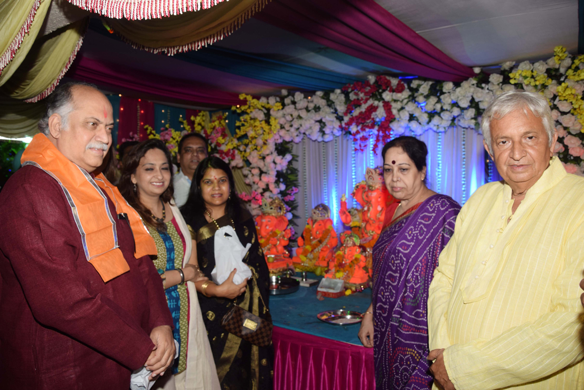 Ganpati Bappa Moorya # Congress Leader Ex.Union Minister & Ex.MP Gurudas Kamat.