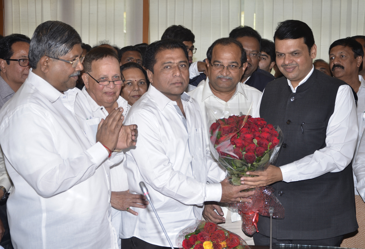 Newly Elected MLC's Oath Ceremony at Vidhan Bhavan in Chief Presence of Chief Minister Devendra Fadnavis,President Haribhau Bagde,Sabhapati Ramraje Nimbalkar.
