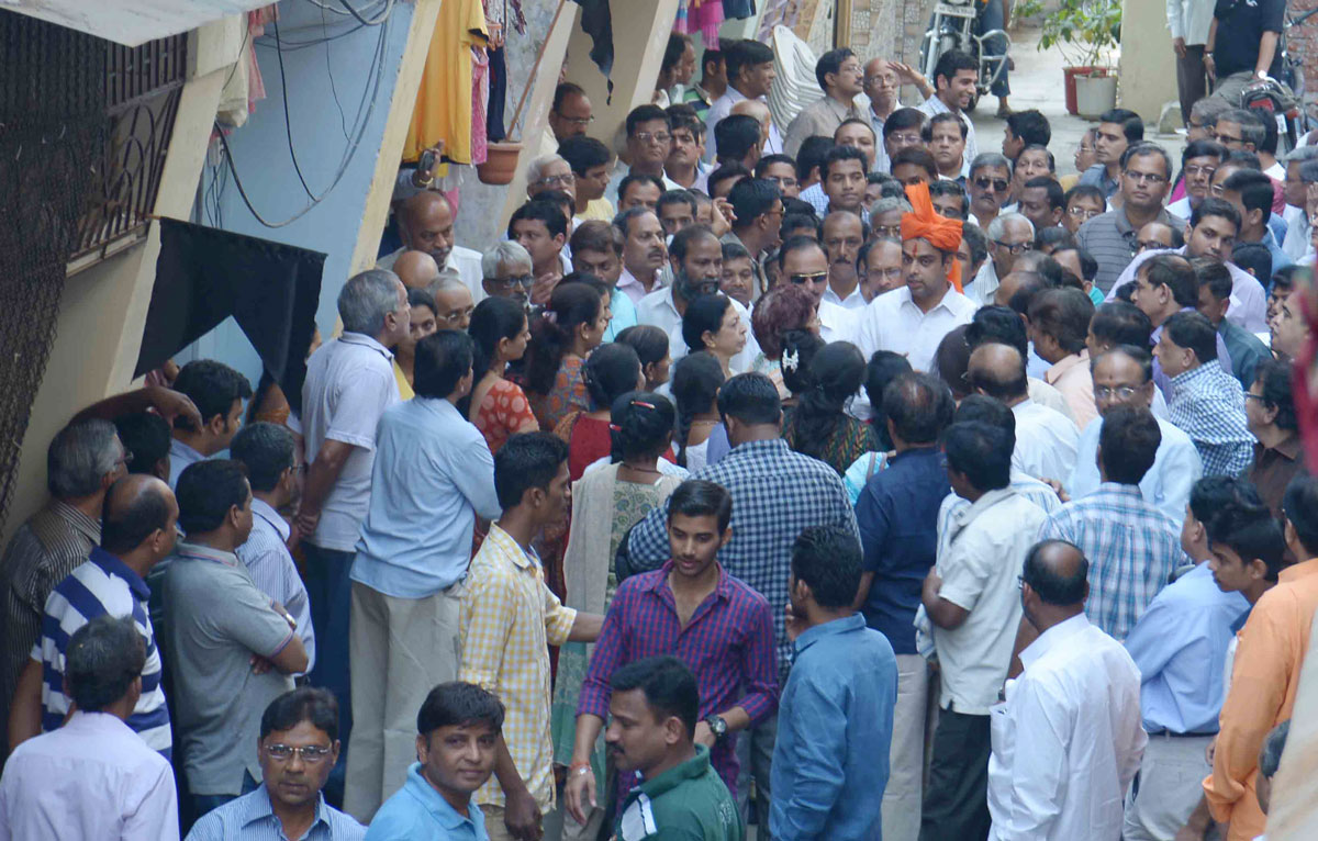 MP.& Union Minister Milind Deora in south Mumbai Assembly.