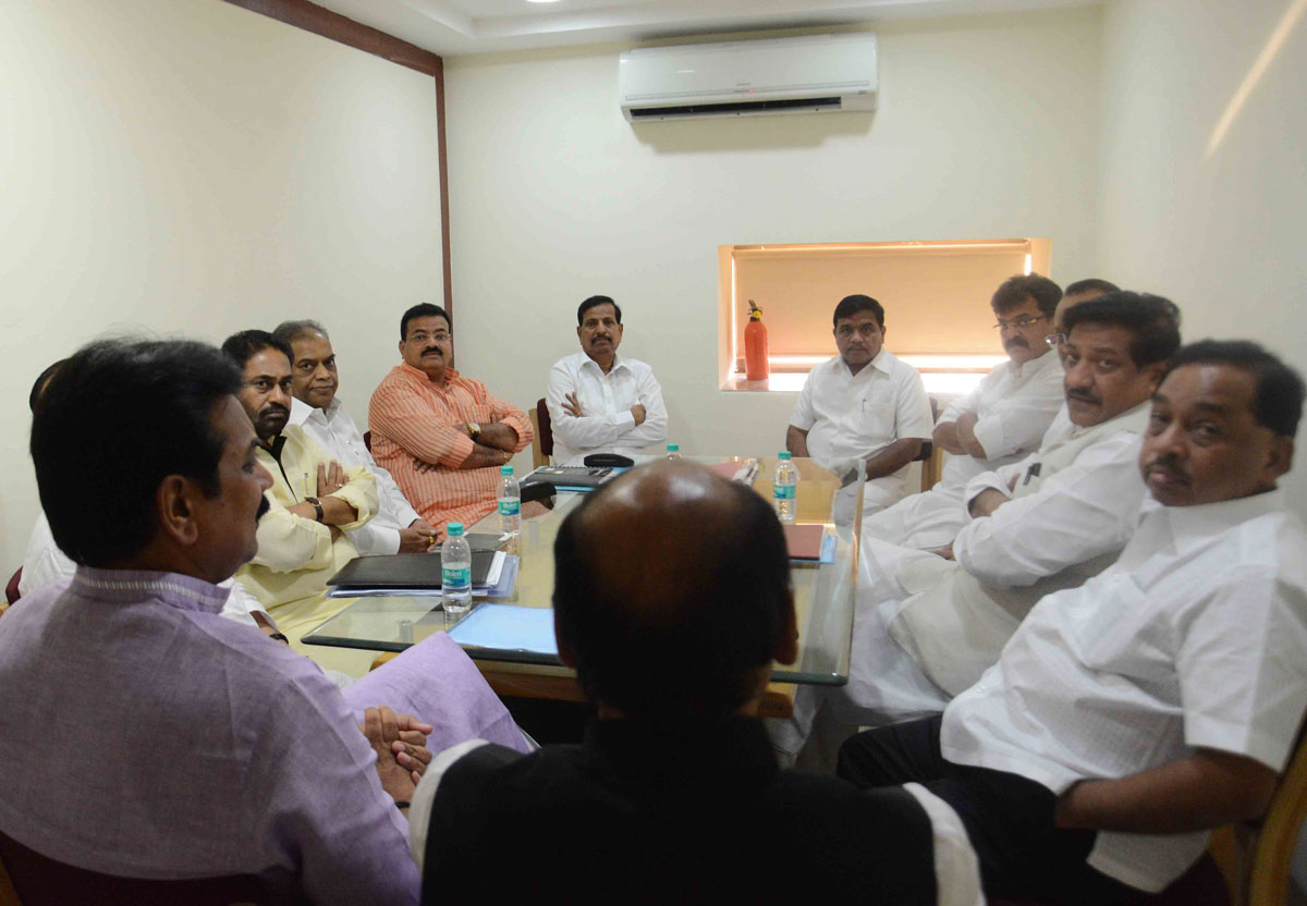 Congress-NCP Leader's Meets at Y.B.Chavan Center.