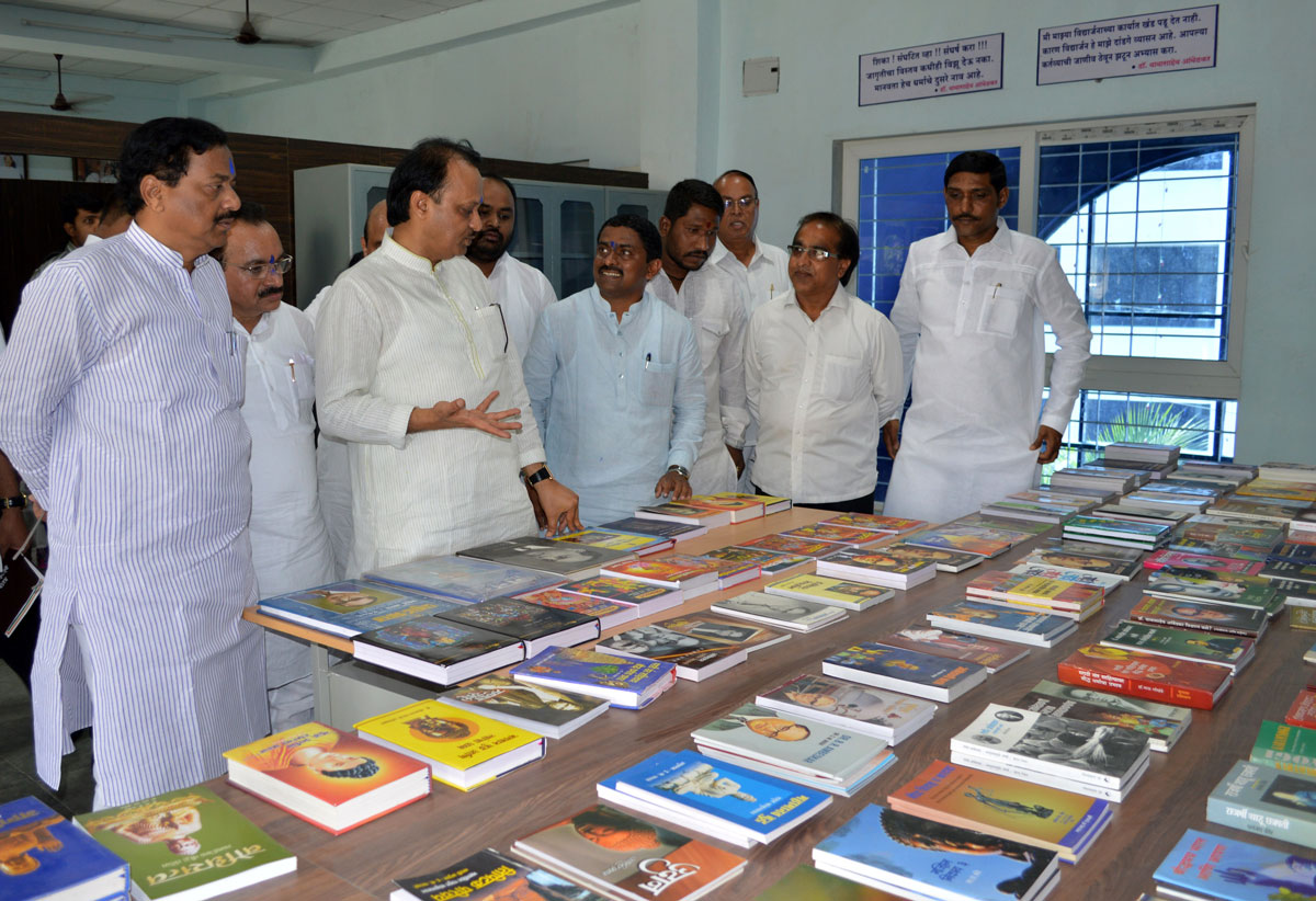 Dy.Chief Minister Ajit Pawar Inaugurates Dr.Babasaheb Ambedkar Bhavan at Panvel.