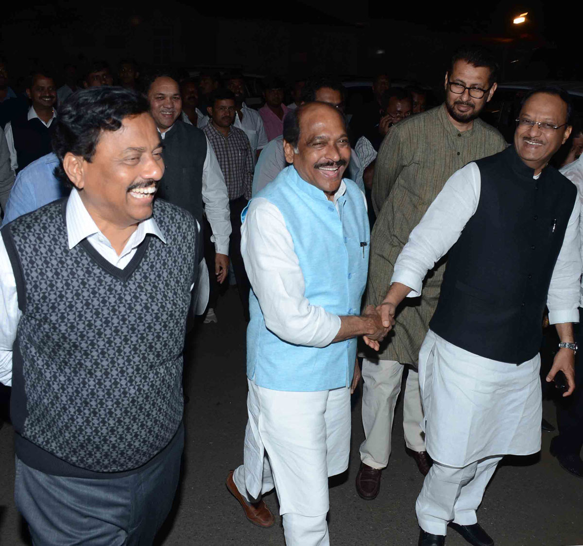 Congress NCP Leaders Meeting at Nagpur During Assembly Winter Session.