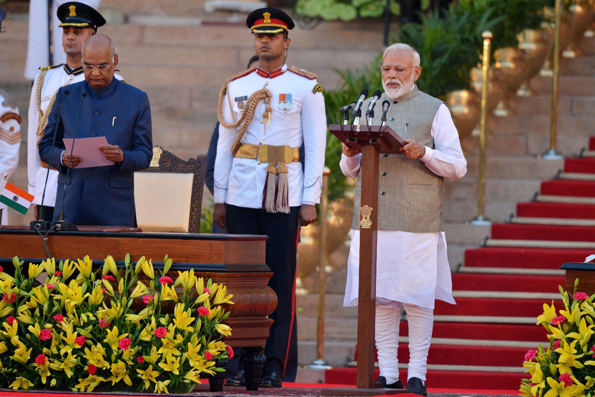 Prime Minister of India Shr.Narendra  Modi Swearing Ceremony at Rashtrapati Bhavan Delhi.