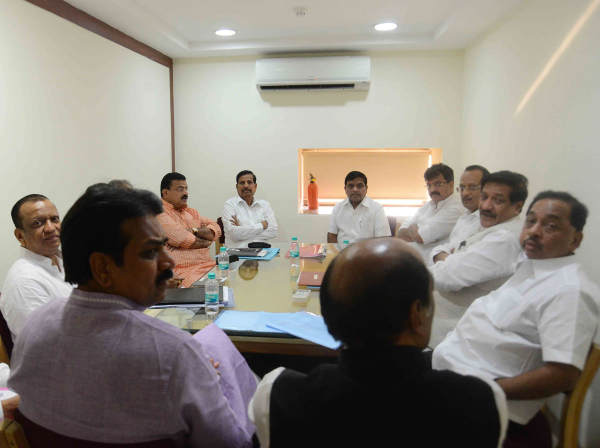 Congress-NCP Leader's Meets at Y.B.Chavan Center.