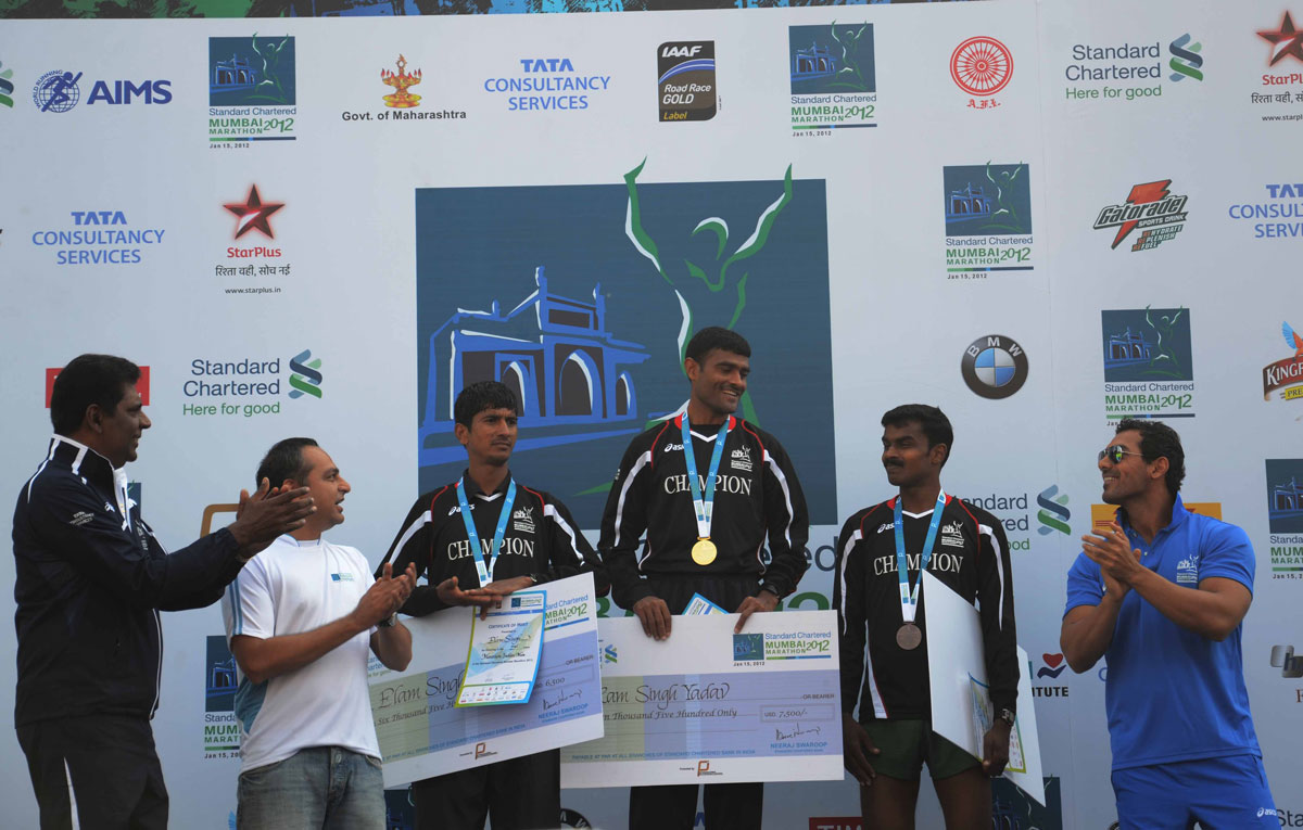 MUMBAI MARATHON- 2012