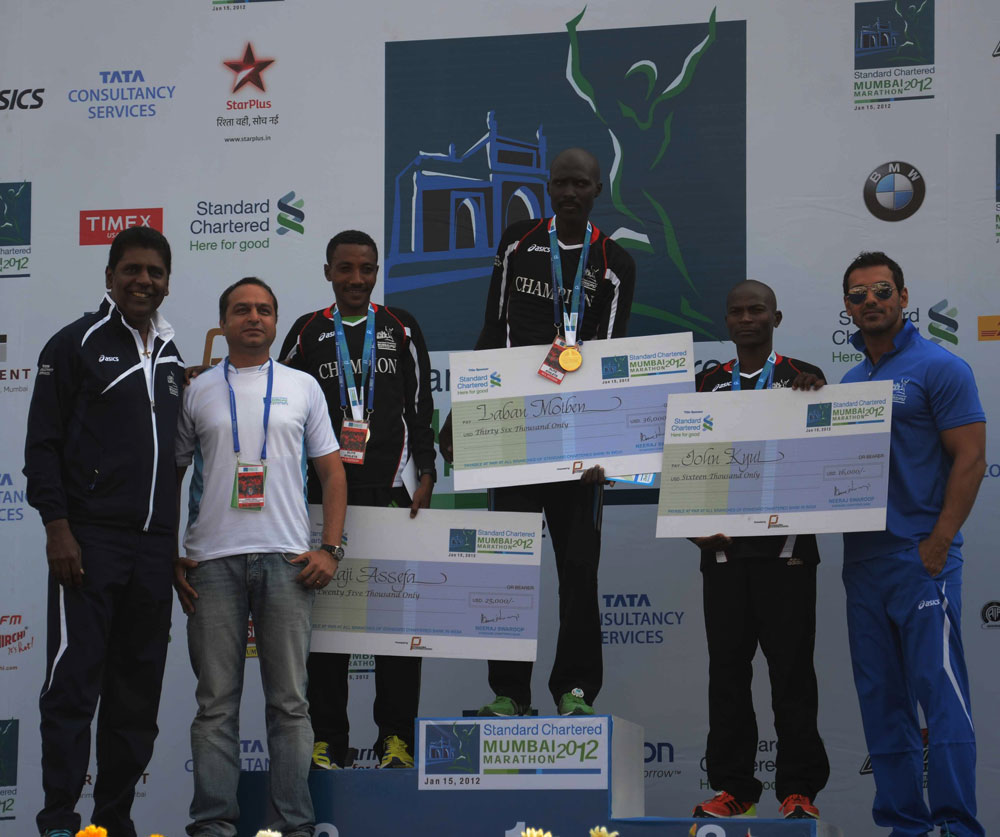 MUMBAI MARATHON- 2012