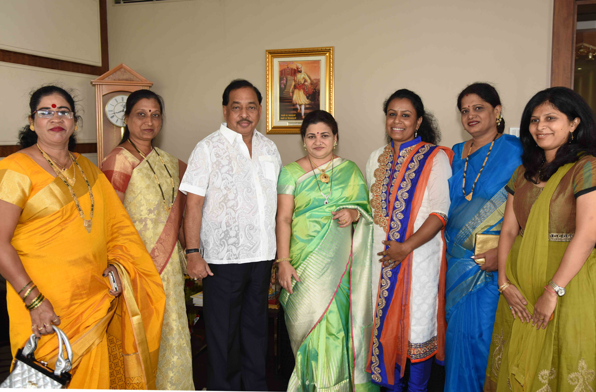 Ex.Chief Minister Narayanrao Rane on Occasion of Diwali Festival.
