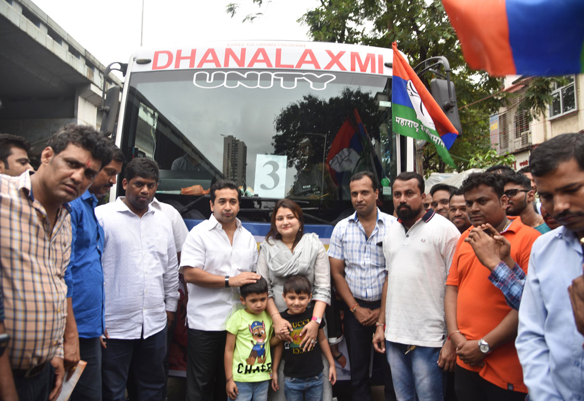 Travel Kokan for Ganpati Festival in Rs.100/- by MLA Nitesh Rane.
