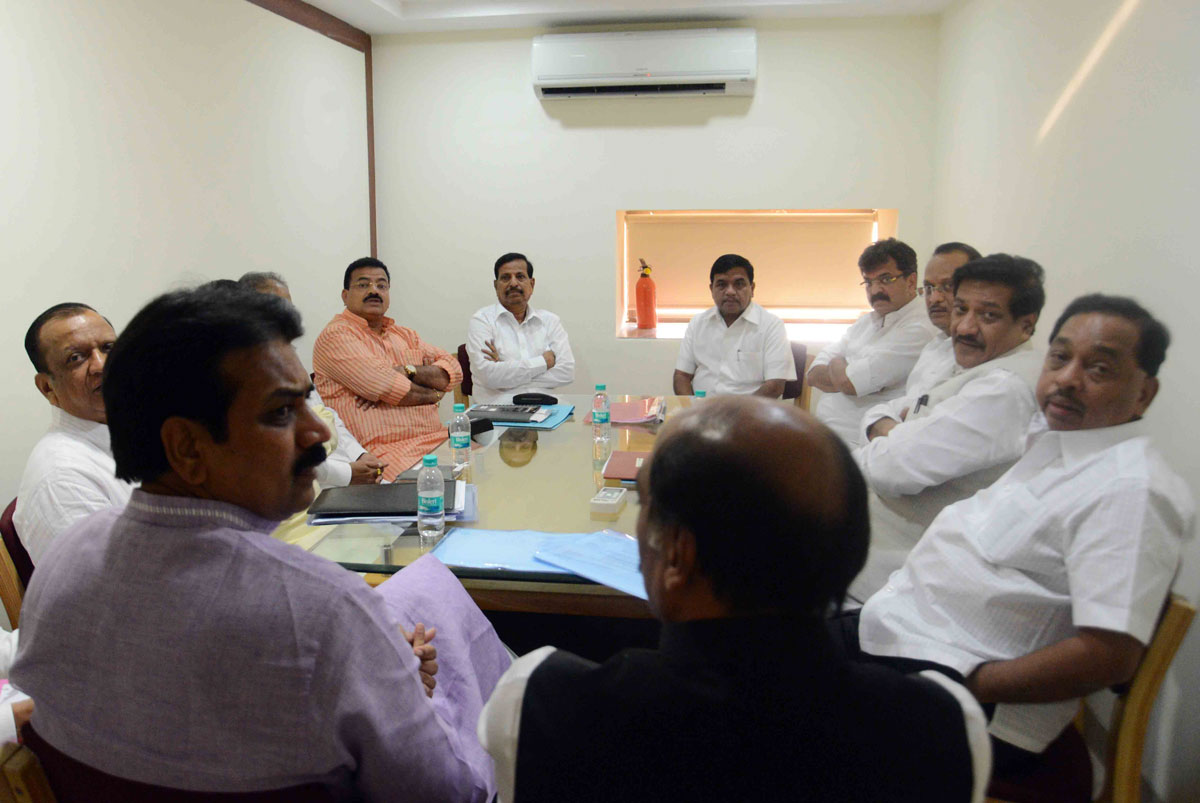 Congress-NCP Leader's Meets at Y.B.Chavan Center.