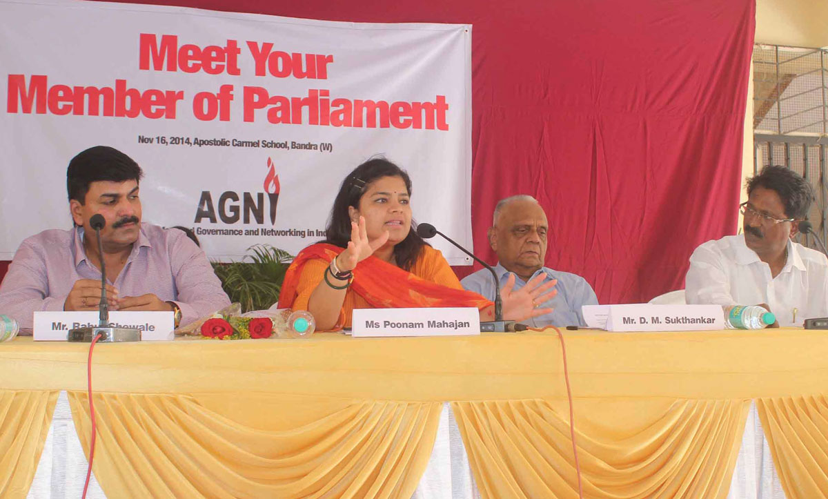 Meet Your Member Of Parliment by AGNI at Bandra.