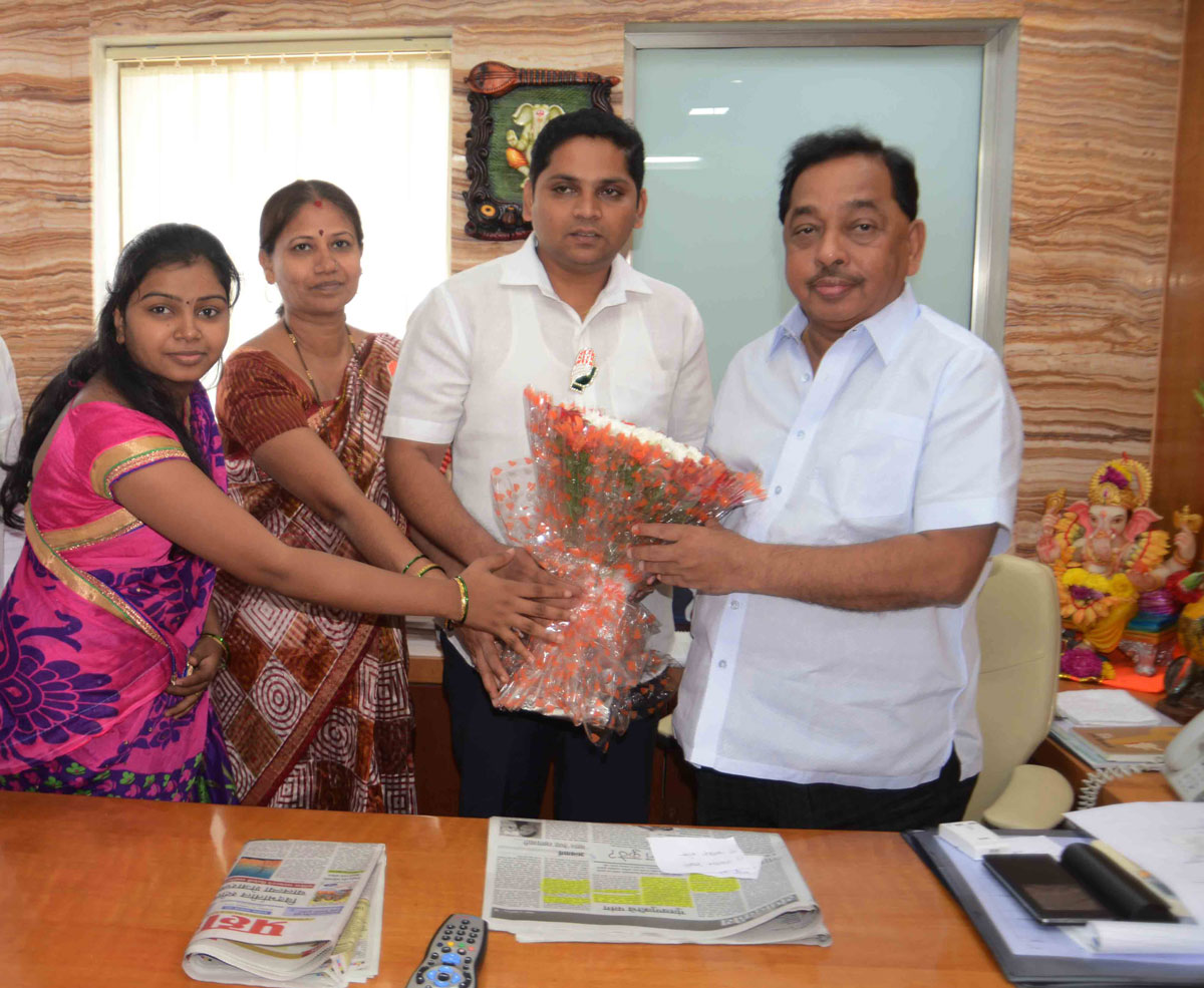 Congress Leader Narayanrao Rane.