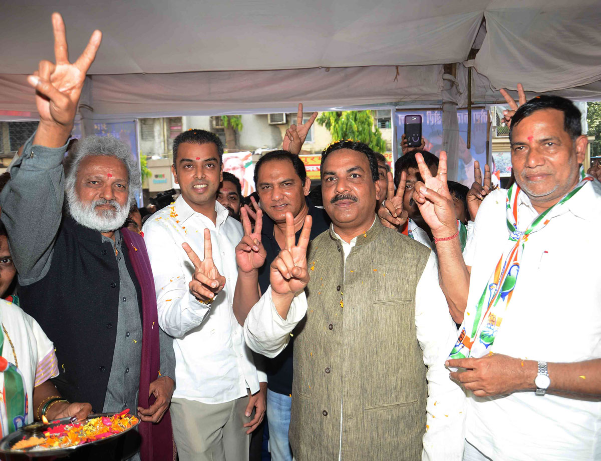 168-Chandivali Assembly Congress Candidate Mohd.Arif Nasim Khan Central Office Inauguration.