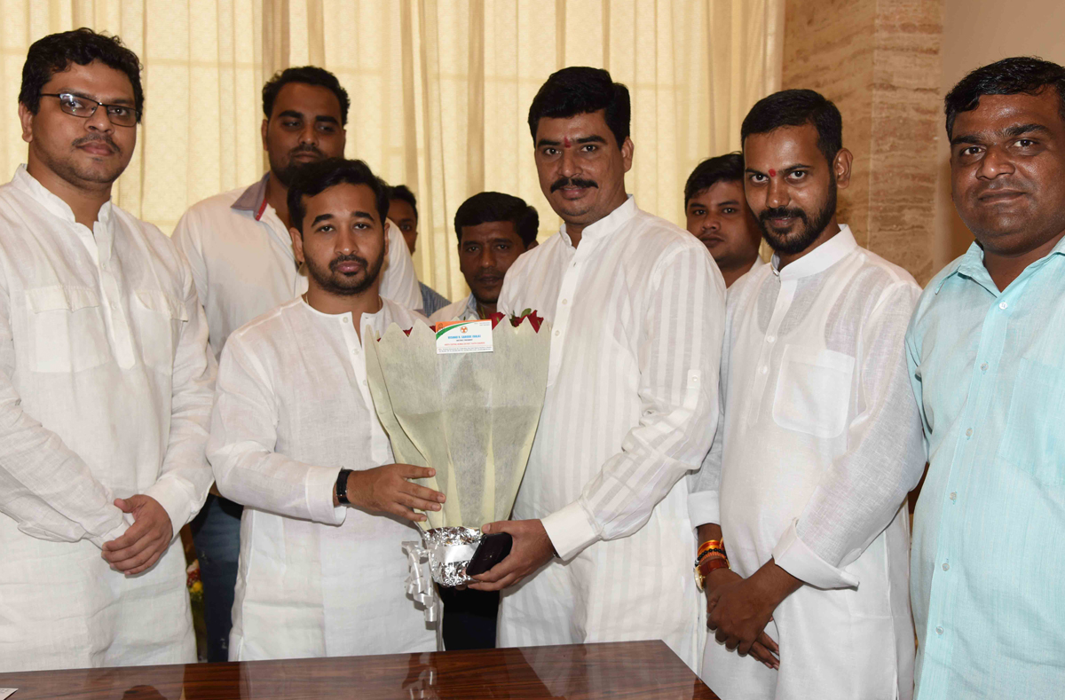 MLA Nitesh Nrayanrao Rane on Occasion of Diwali Festival.