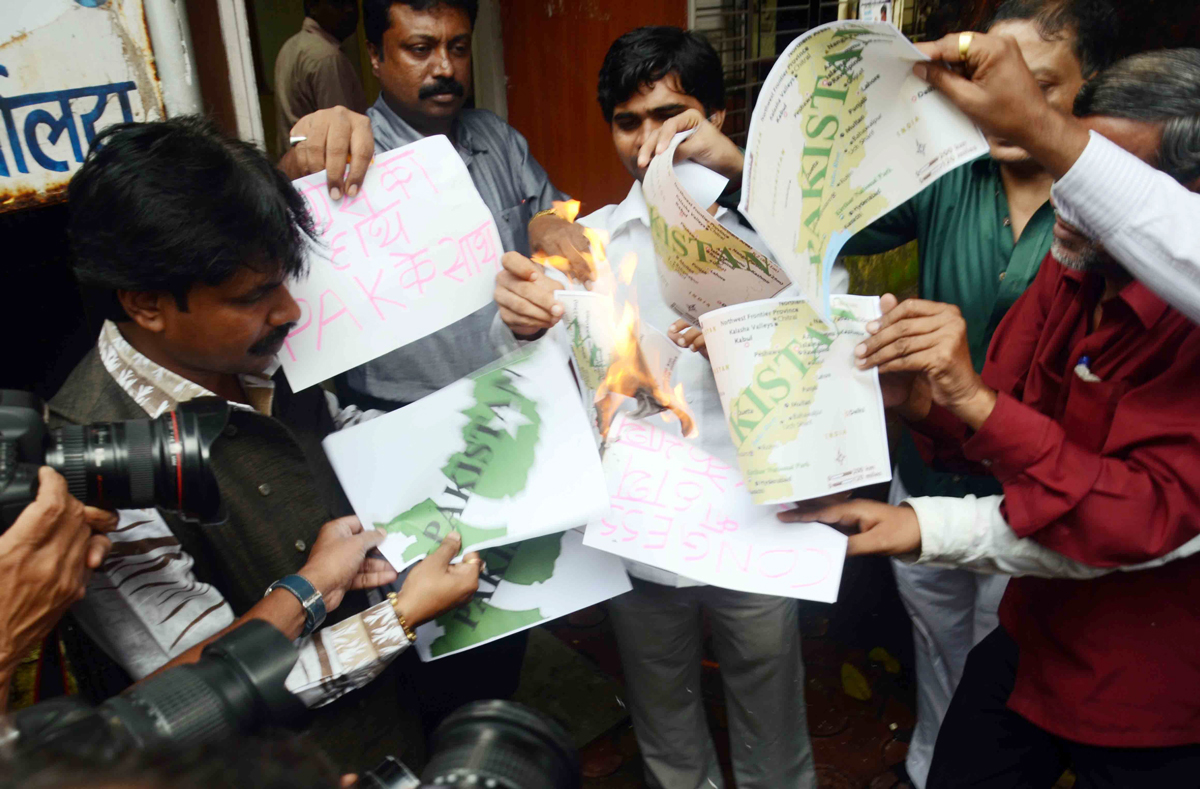 RPI PROTEST AGAINST PAKISTAN AT AZAD MAIDAN.