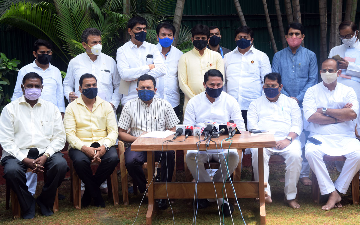 MPCC President Nanabhau Patole Press Conference.