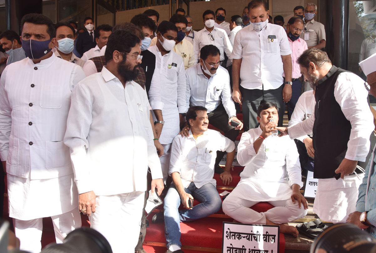 2nd Day Winter Session Vidhan Bhavan Mumbai.