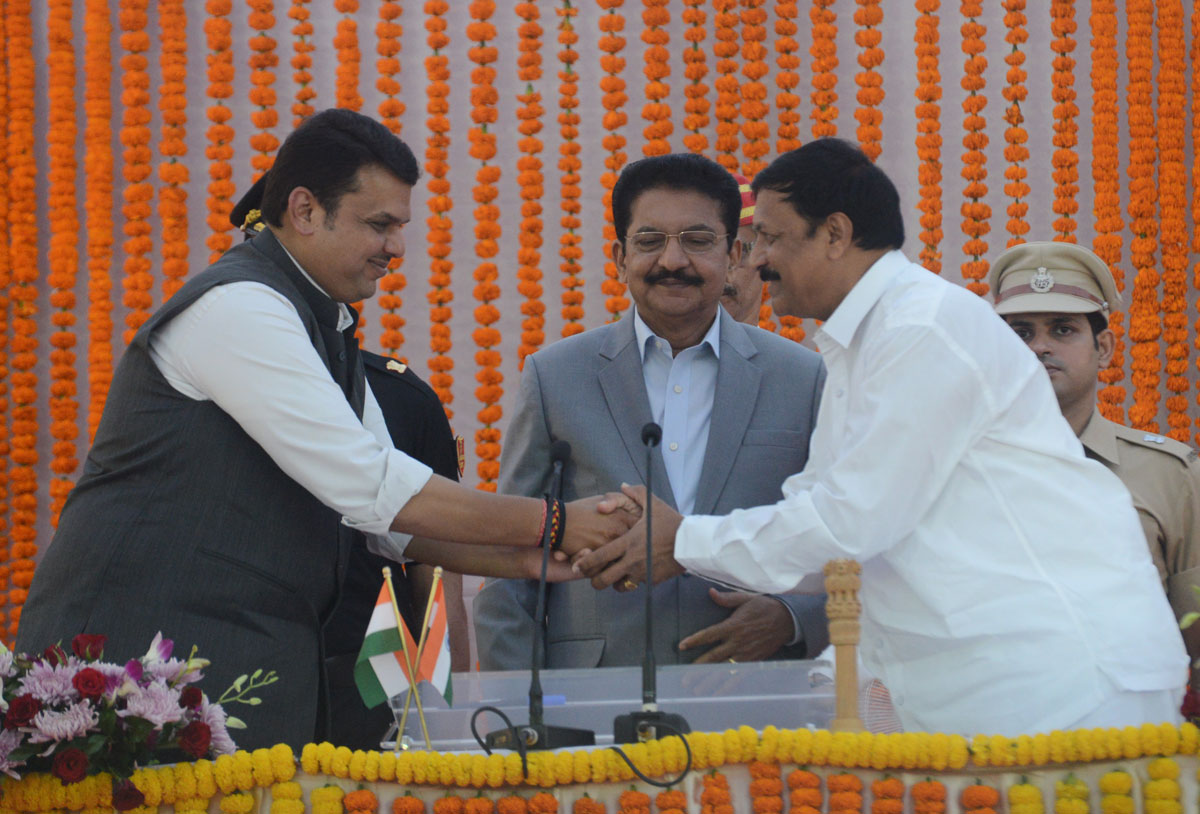 Oath Taking Ceremony of BJP & Shivsena Cabinet Minister's & State Minister's of Maharashtra at Vidhan Bhavan Mumbai.