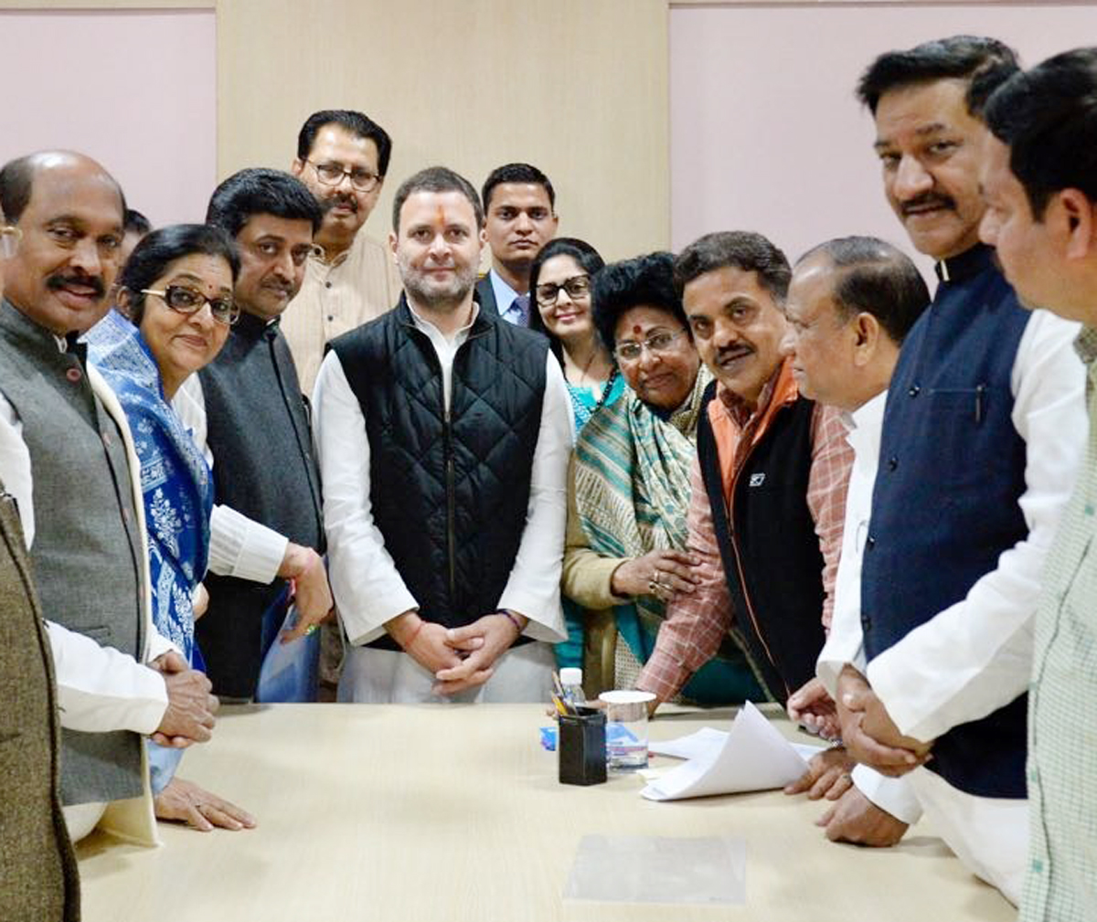Congress Party Leader Rahul Gandhi Filed Nomination for AICC President.