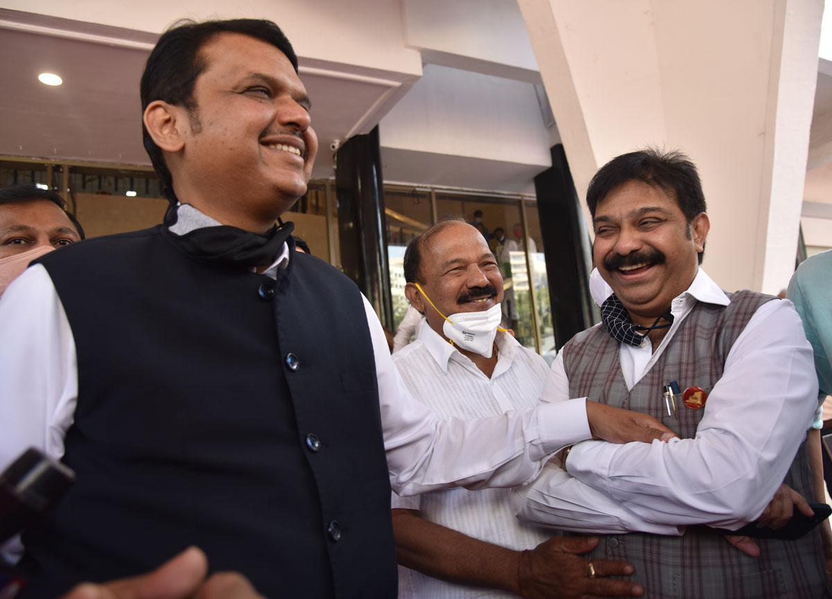 4th Day Maharashtra Assembly's Budget Session 2021 at Vidhan Bhavan Mumbai.
