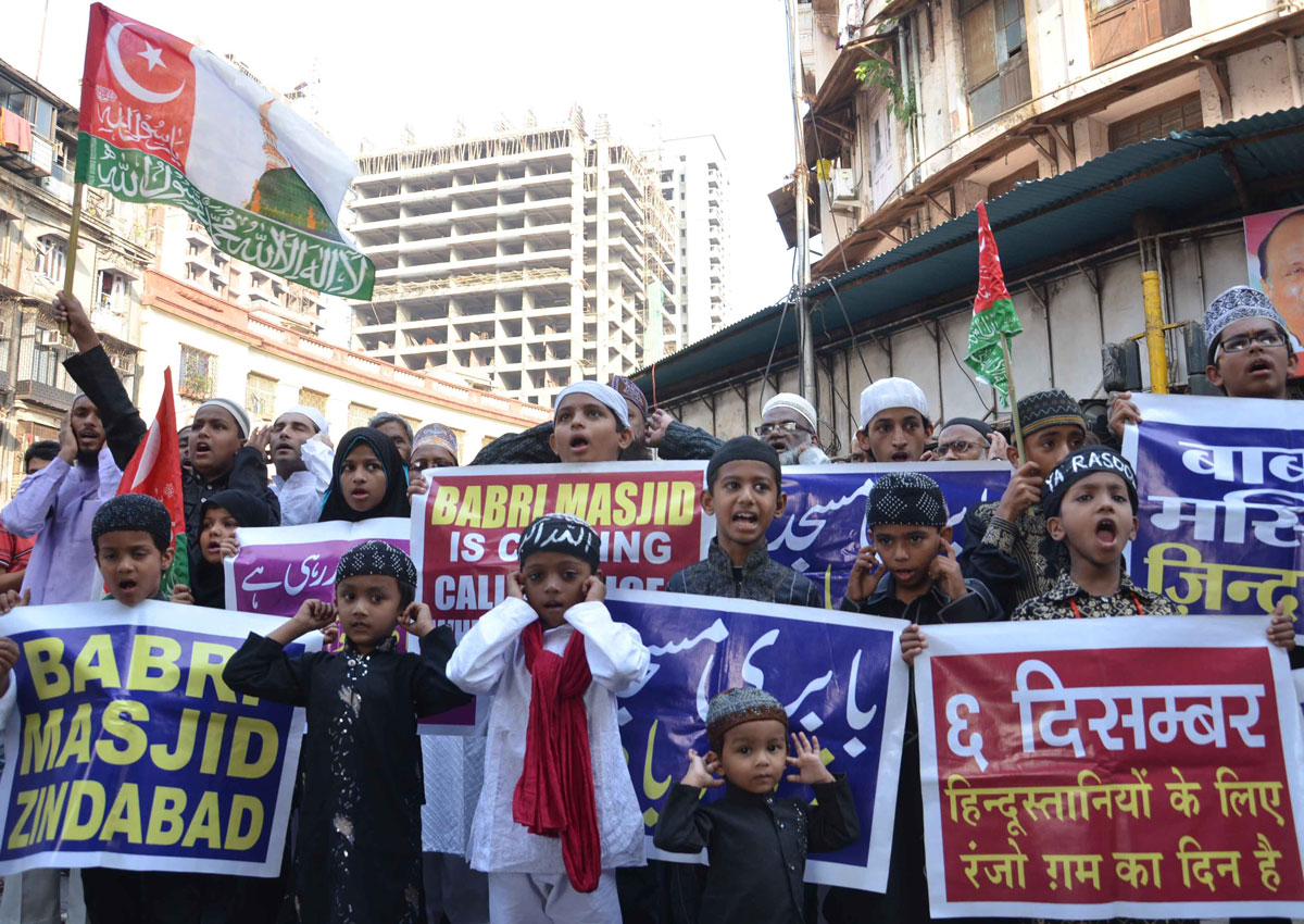 DEMAND FOR RECONSTRUCTION OF BABRI MASJID