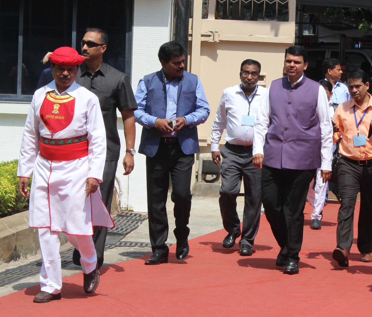 16th Day "Budget Session 2016" at Vidhan Bhavan in Mumbai.