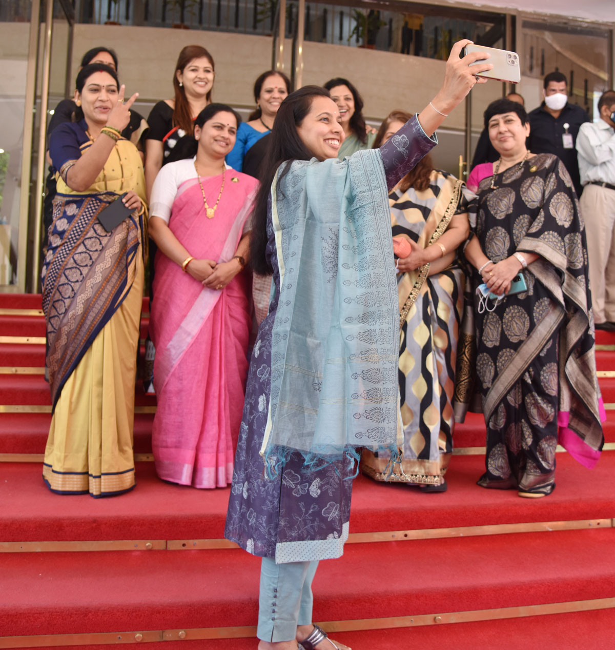 Budget Session Day & Women's Day Maharashtra Assembly's Budget Session 2021 at Vidhan Bhavan Mumbai.