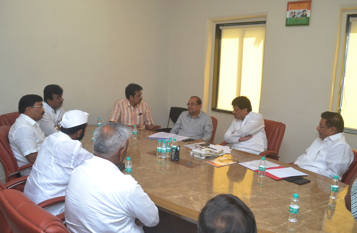 Congress Party Meeting on Sugar issue at Gandhi Bhavan