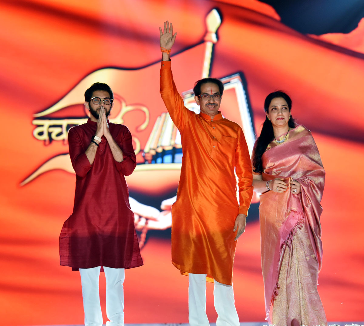 Shivsena Vachanpurti Melava at BKC Bandra.