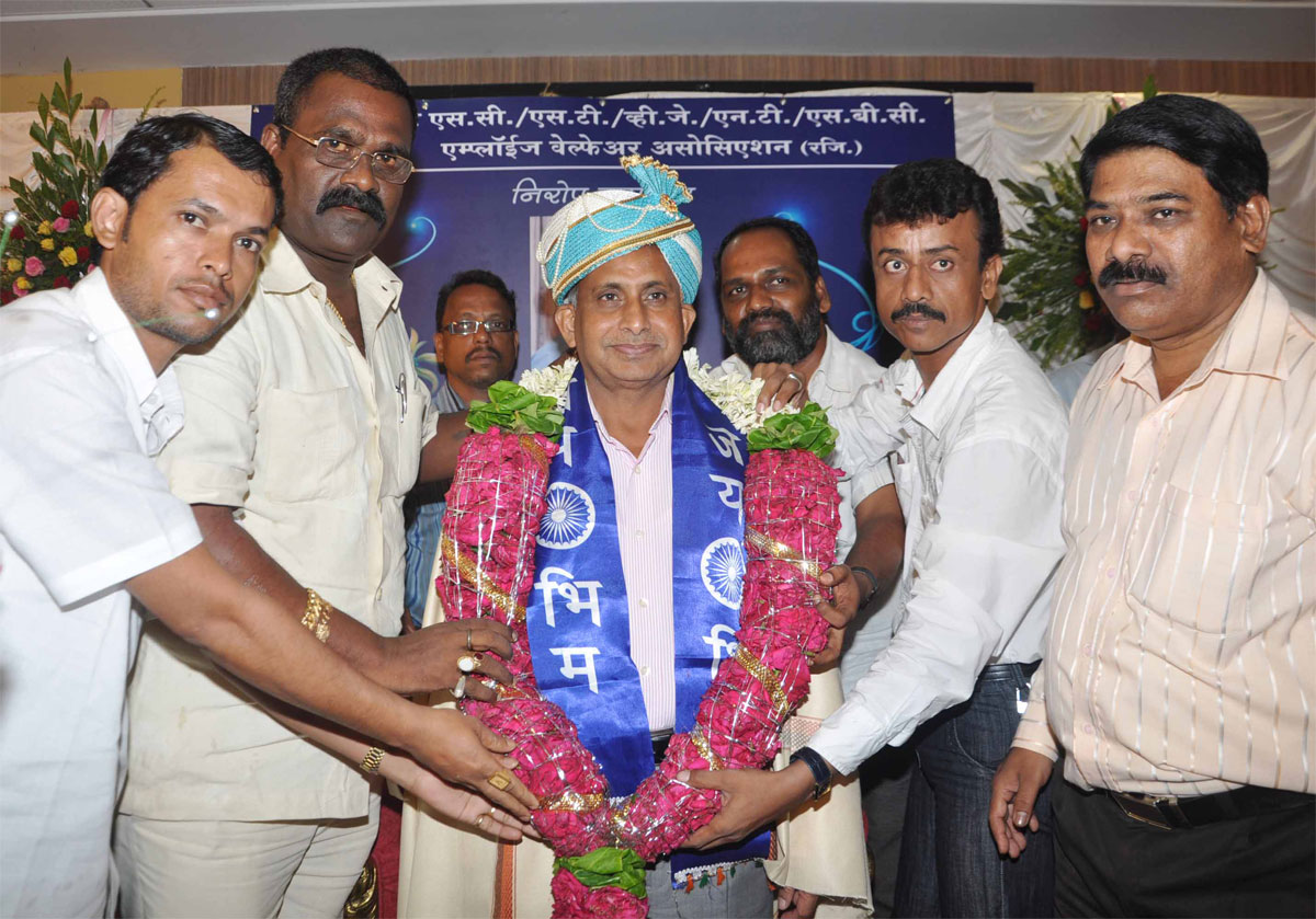 IAS OFFICER UTTAM KHOBRAGADE AT PAREL.