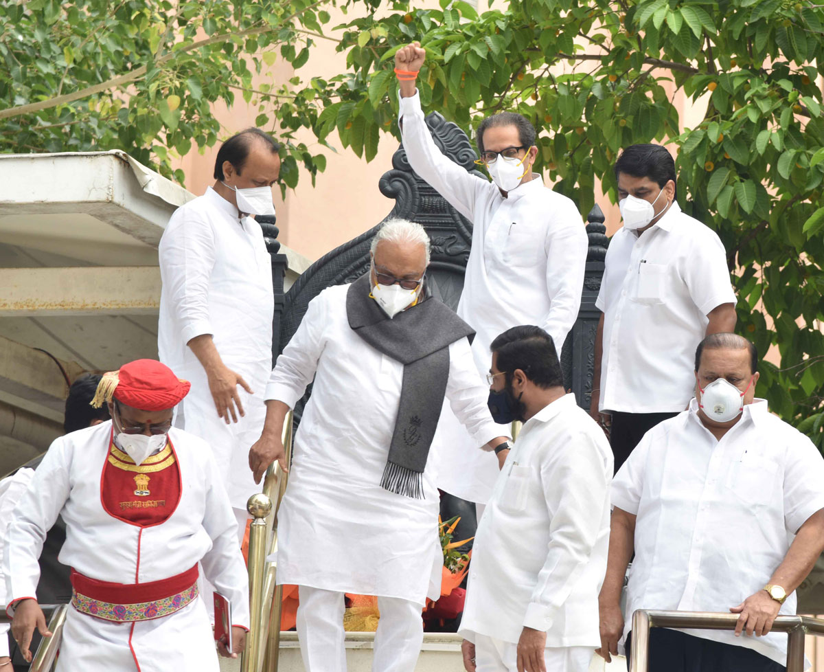 Vidhan Bhavan 1st Day Assembly Monsoon Session at Mumbai.