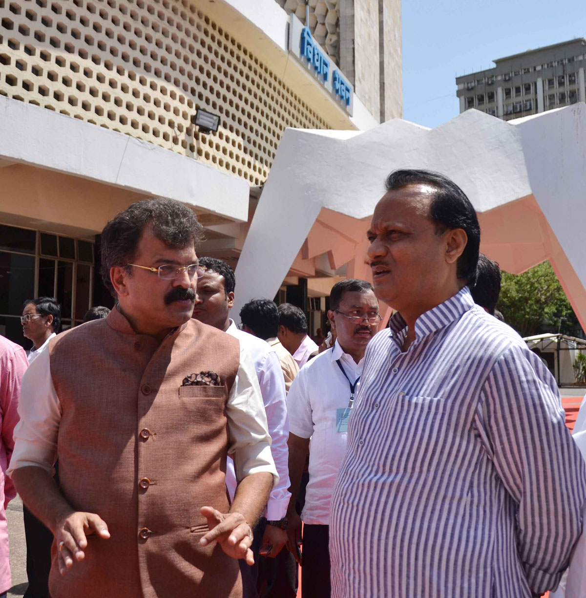 17th Day Budget Session at Vidhan Bhavan.