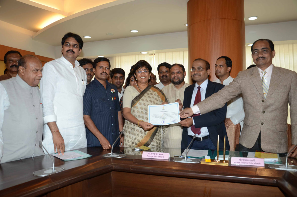 NCP RAJYA SABHA WINNER CANDIDATE AT VIDHAN BHAVAN.