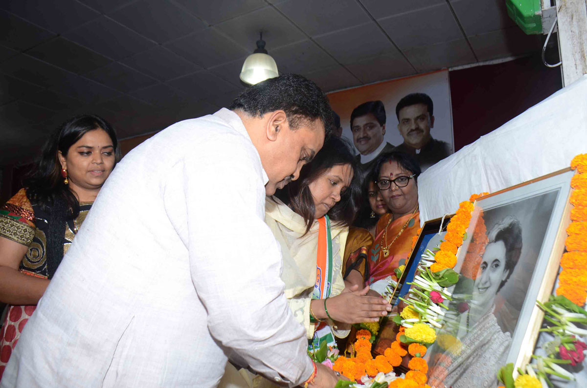 Mumbai Congress Celebrating Women Day at Rajiv Gandhi Bhavan.
