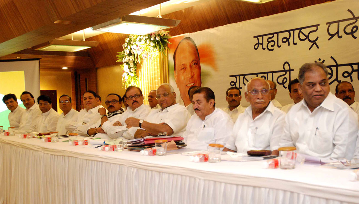 UNION MINISTER & NCP PRESIDENT SHARAD PAWAR  AT MAHILA VIKAS HALL MUMBAI.