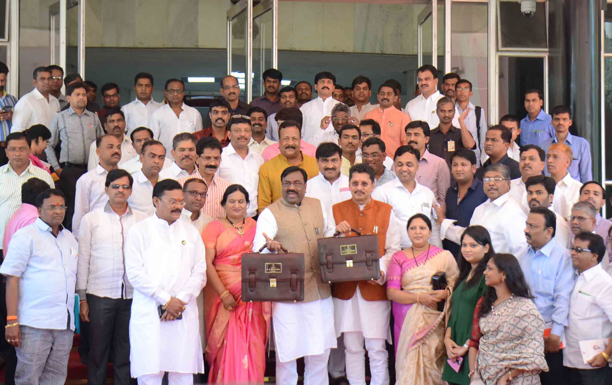 8th Day Budget Session at Vidhan Bhavan in Mumbai.