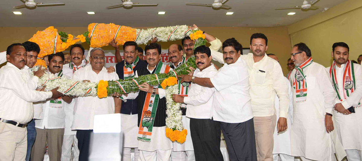 Congress Newly Elected MLC,s Felicitation at Tilak Bhavan.