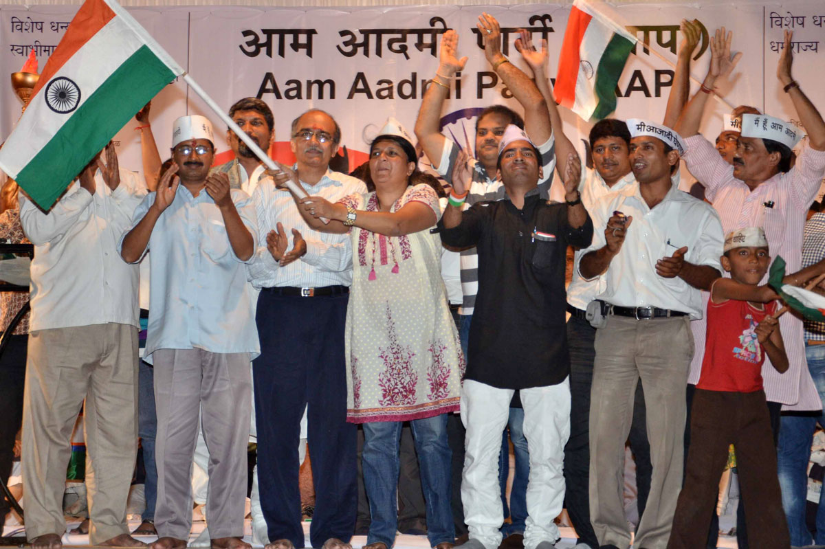 AAP PRESIDENT ARVIND KEJRIWAL IN ROHA RAIGAD.
