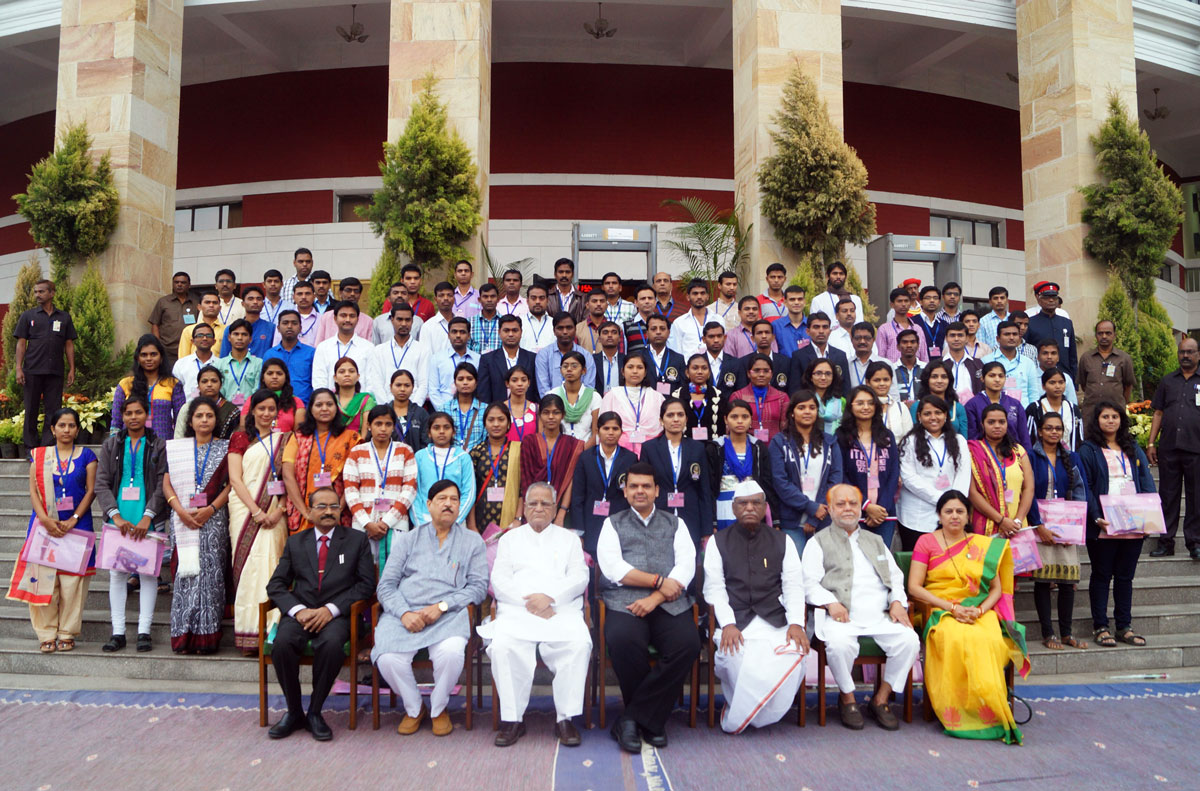 Chief Minister Devendra Fadnavis During Assembly Winter Session at Nagpur Vidhan Bhavan.
