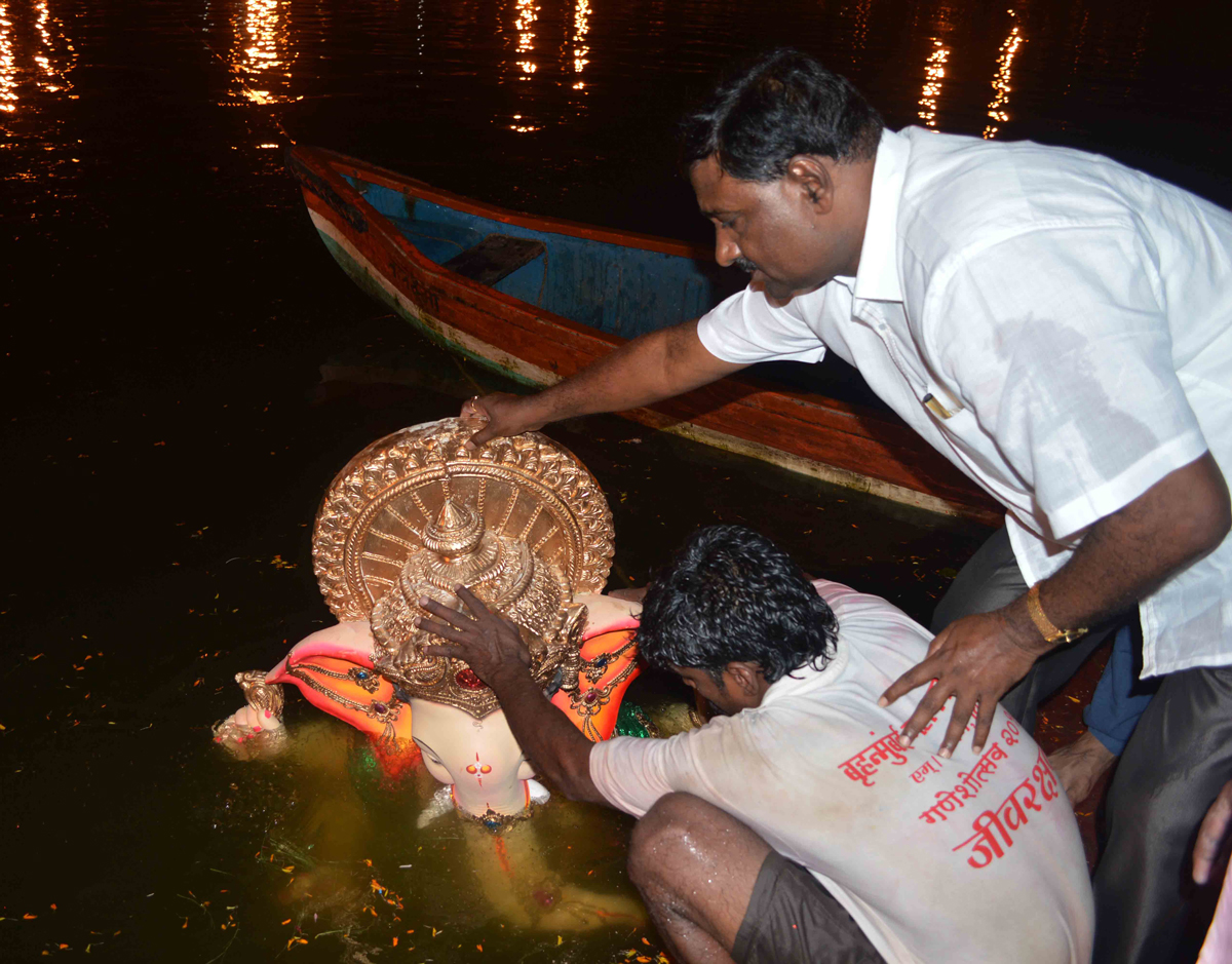 गणपती बाप्पा मोरया पुढच्या वर्षी लवकर या !!!!!!!!