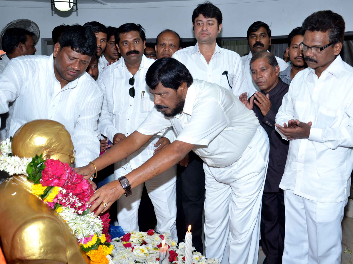 TRIBUTE TO BHARAT RATNA DR.BABASAHEB AMBEDKAR ON HIS MAHAPARINIRVAN DIN AT CHAITY BHOOMI DADAR.