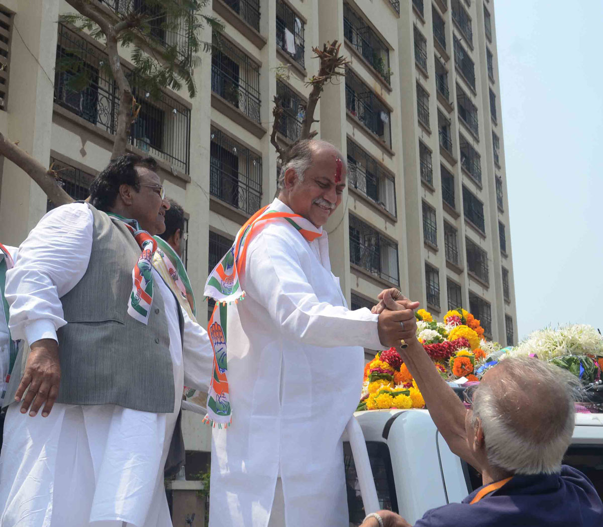 Election Campaign Rally & Padyatra of MP. Candidate Gurudas Kamat.