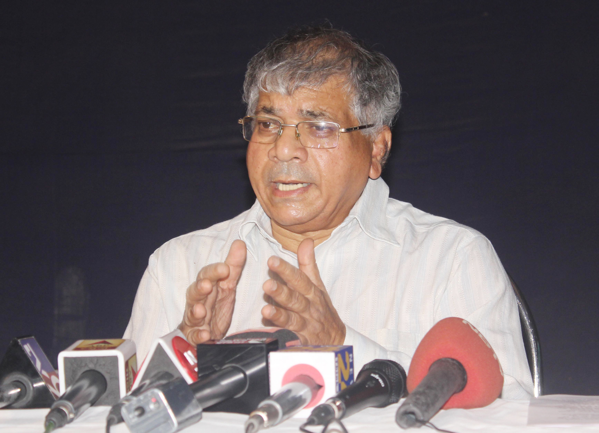 Bharipa Bahujan Mahasangh Leader Adv.Prakash Ambedkar Press Conference.