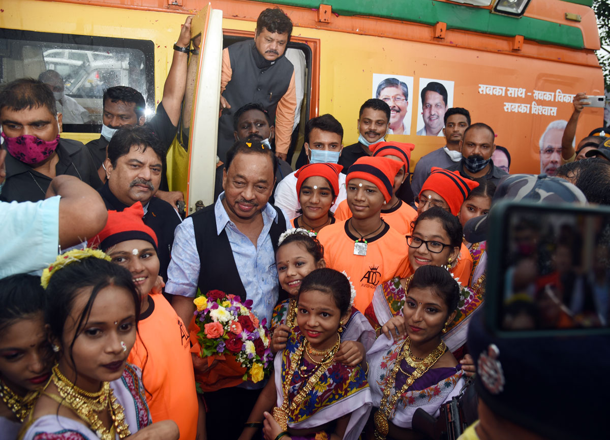 BJP Jan Ashirwad Yatra Central Minister Narayanrao Rane .