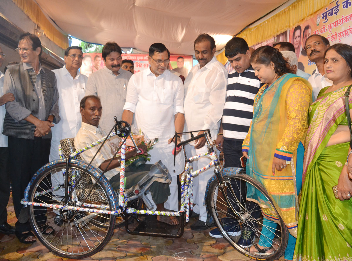 Congress Party Leader Kripashankar Singh on his Birthday.